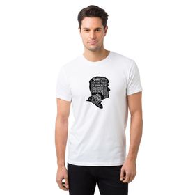 Qivi Peace Bılnders by Order of the Baskılı Beyaz Erkek T-shirt