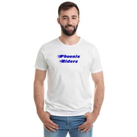 Qivi Phoenix Riders 2 Baskılı Beyaz Erkek T-shirt