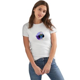 Qivi Powerpuff Girls Mojo Jojo 2 Beyaz Kadın T-shirt
