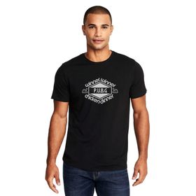 Qivi Pubg Pubg Winner Beyaz Baskılı Siyah Erkek Örme T-shirt