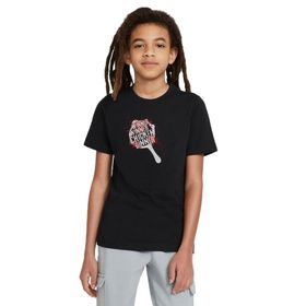 Qivi Pubg Winner Tava Baskılı Unisex Çocuk Siyah T-shirt