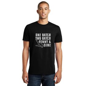 Qivi Punisher One Batch Two Batch Baskılı Siyah Erkek Örme T-shirt