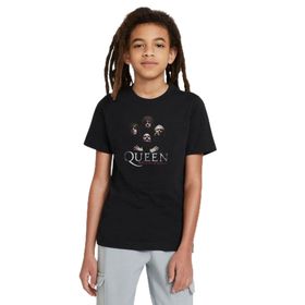 Qivi Queen Bohemian Rhapsody Kadın Baskılı Siyah Unisex Çocuk T-shirt