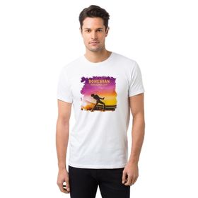 Qivi Queen Bohemıan Rhapsody Post Baskılı Beyaz Erkek T-shirt