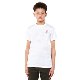 Qivi Red Spider Kırmızı Örümcek Baskılı Unisex Çocuk Beyaz T-shirt
