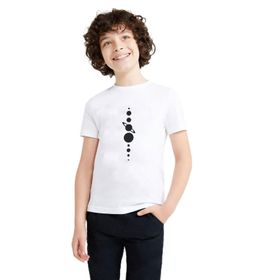 Qivi RF0187-COCTS Baskılı Beyaz Unisex Çocuk T-shirt