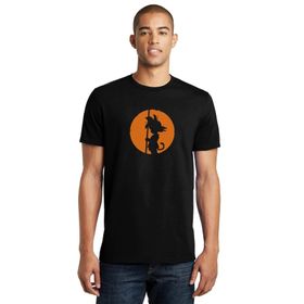 Qivi RF0327-ERKTS Dragon Ball Baskılı Siyah Örme Erkek T-shirt