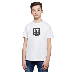 Qivi RF0333-COCTS Baskılı Unisex Çocuk Beyaz T-shirt
