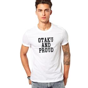 Qivi RF0406-ERKTS One Punch Man Baskılı Beyaz Örme Erkek T-shirt