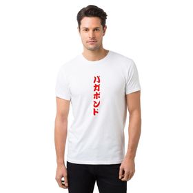 Qivi RF0407-ERKTS One Punch Man Baskılı Beyaz Örme Erkek T-shirt
