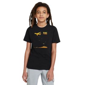 Qivi RF0434-COCTS Baskılı Unisex Çocuk Siyah T-shirt