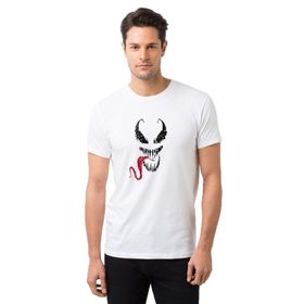 Qivi RF0578-ERKTS Venom Baskılı Beyaz Örme Erkek T-shirt