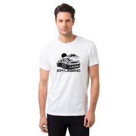 Qivi RF0632-ERKTS Mazda RX7 Baskılı Beyaz Örme Erkek T-shirt