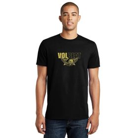 Qivi RF1128-ERKTS Volbeat Baskılı Beyaz Örme Erkek T-shirt