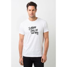 Qivi Riverdale Jughead Jones Was Here Baskılı Beyaz Erkek Örme T-shirt