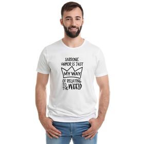 Qivi Riverdale My Way Baskılı Beyaz Erkek T-shirt