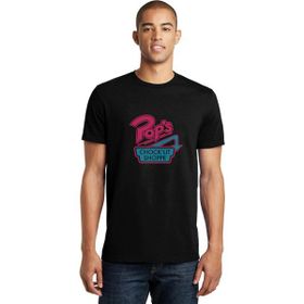 Qivi Riverdale Pop's Chock'lit Shoppe Baskılı Siyah Erkek Örme T-shirt