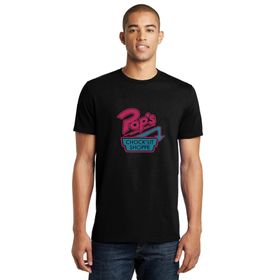 Qivi Riverdale Pop's Chock'lit Shoppe Baskılı Siyah Erkek Örme T-shirt