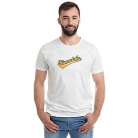 Qivi Riverdale Riverdale High School Baskılı Beyaz Erkek T-shirt