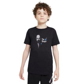 Qivi SFK0032-COCTS Baskılı Unisex Çocuk Siyah T-shirt