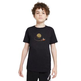 Qivi SFK0147-COCTS Baskılı Siyah Erkek Çocuk T-shirt