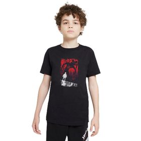 Qivi SFK0324-COCTS Baskılı Unisex Çocuk Siyah Sweatshirt
