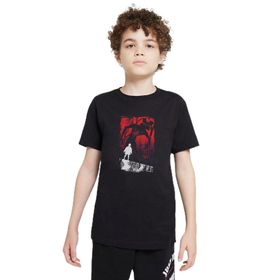 Qivi SFK0324-COCTS Baskılı Unisex Çocuk Siyah Sweatshirt