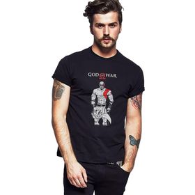 Qivi SFK0476ERKTS Baskılı Siyah Örme Erkek T-shirt