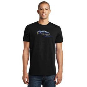Qivi SFK0483ERKTS Blue Supra Baskılı Siyah Örme Erkek T-shirt