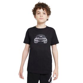 Qivi SFK0509-COCTS Impreza Baskılı Unisex Çocuk Siyah Sweatshirt