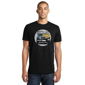 Qivi SFK0510ERKTS Jeep Baskılı Siyah Örme Erkek T-shirt