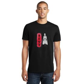 Qivi SFK0642ERKTS Anime One Punch Man Baskılı Siyah Örme Erkek T-shirt