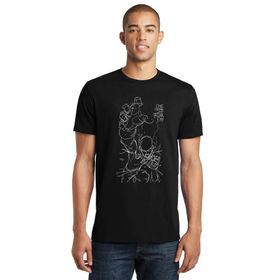 Qivi SFK0660ERKTS Anime One Punch Man Baskılı Siyah Örme Erkek T-shirt