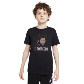 Qivi SFK0696-COCTS Baskılı Unisex Çocuk Siyah T-shirt