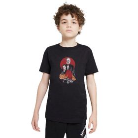 Qivi SFK0708-COCTS Baskılı Unisex Çocuk Siyah T-shirt