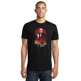Qivi SFK0708ERKTS The Godfather Baskılı Siyah Örme Erkek T-shirt