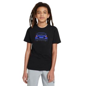 Qivi SFK0749-COCTS Impreza Wrx Stı Baskılı Unisex Çocuk Siyah Sweatshirt
