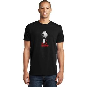 Qivi SFK0813ERKTS Birdfather Baskılı Siyah Örme Erkek T-shirt