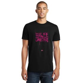 Qivi SFK0843ERKTS Fight Club Baskılı Siyah Örme Erkek T-shirt