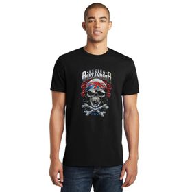 Qivi SFK0939ERKTS Asking Alexandria Skull Baskılı Siyah Örme Erkek T-shirt