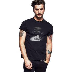 Qivi SFK0965ERKTS Bat Country Betraying the Martyrs Baskılı Siyah Örme Erkek T-shirt