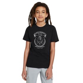 Qivi SFK0988-COCTS Baskılı Unisex Çocuk Siyah Sweatshirt