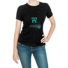 Qivi SFK1010KDNTS Breaking Bad Say My Name Baskılı Siyah Kadın Örme T-shirt