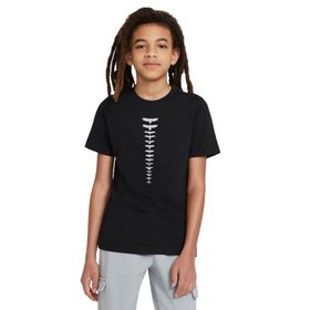 Qivi Silhouette Birds Of Prey Baskılı Unisex Çocuk Siyah T-shirt