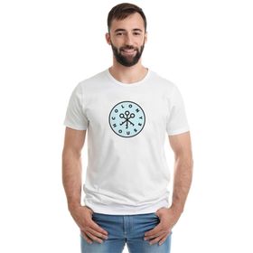Qivi Silhouette Colony House Baskılı Beyaz Erkek T-shirt
