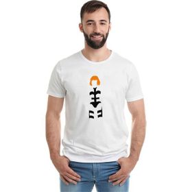 Qivi Silhouette the Fifth Element Leeloo Baskılı Beyaz Erkek T-shirt