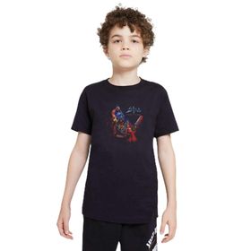 Qivi Sodom Code Red Baskılı Siyah Unisex Çocuk T-shirt