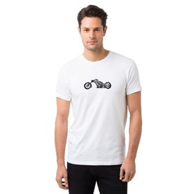 Qivi Sonsuzluk Love Black Baskılı Beyaz Erkek Örme T-shirt