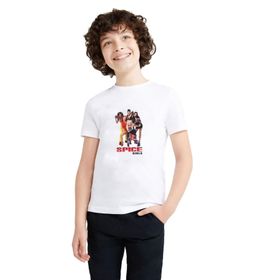 Qivi Spice Girls Baskılı Beyaz Erkek Çocuk T-shirt