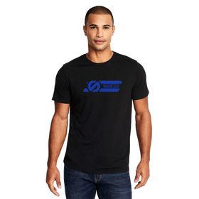 Qivi Ssparco Baskılı Siyah Örme Erkek T-shirt